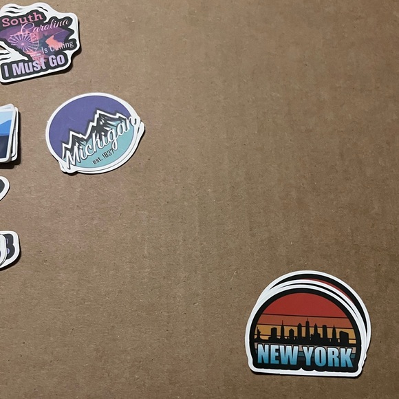 Michigan Matte Finish PVC Removable Waterproof Decor Accent Sticker - Picture 6 of 11